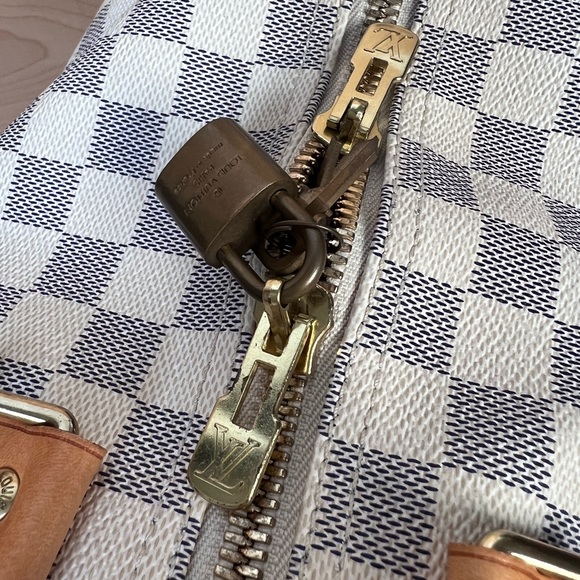 Louis Vuitton keepall damier Azur 45 duffle travel bag - Picture 8 of 15